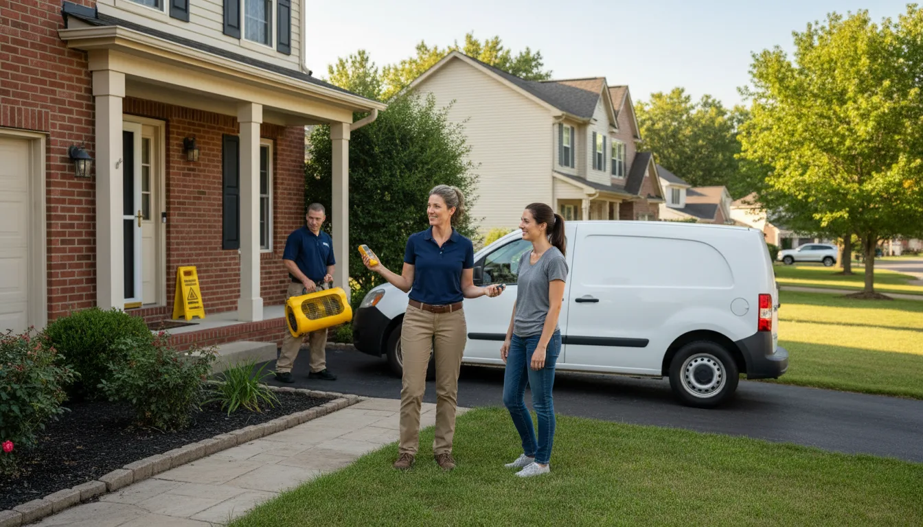 Residential water damage restoration in Mazeppa, MN